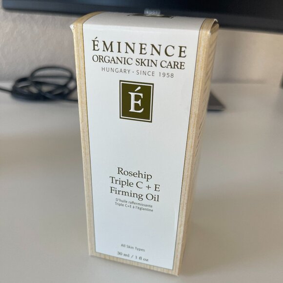 Eminence Rosehip Triple C+E Firming Oil – 1 oz – New Unopened!